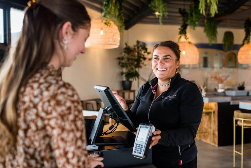 Afrekenen met een glimlach